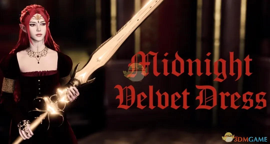 《博德之门3》午夜天鹅绒连衣裙MOD