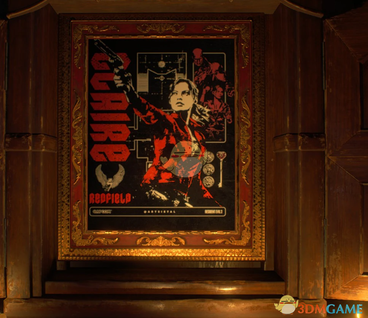 《生化危机4：重制版》克莱尔艺术海报画像MOD