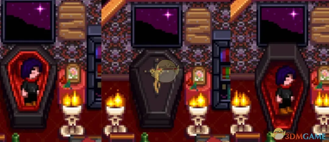 《星露谷物语》血族棺材床MOD