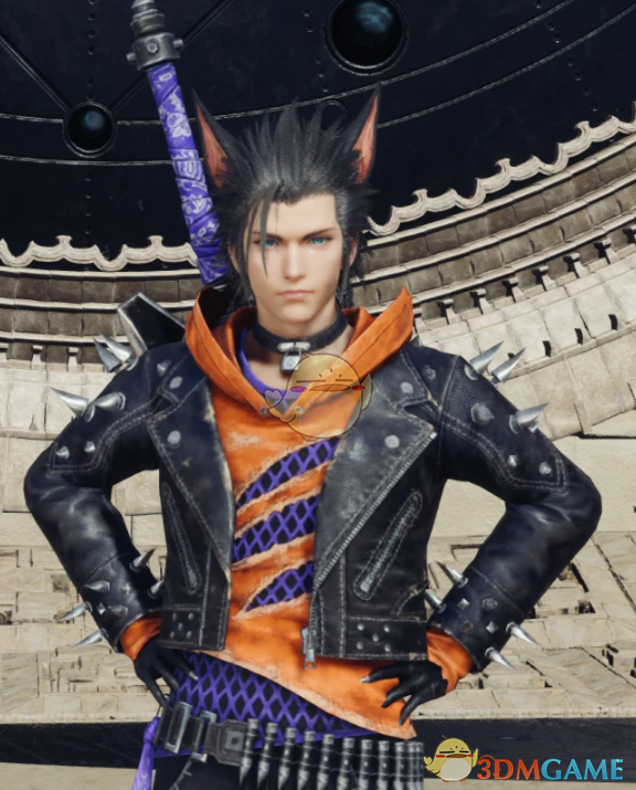 《最终幻想7:重生》扎克的黑色猎犬服装MOD