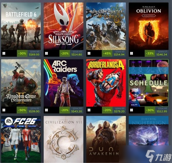 杀疯了！Steam年度畅销游戏榜：前12名9款是多人游戏