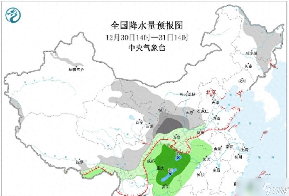 超凶跨年强降雪来袭,暴雪大暴雪波及超5省,元旦迎来冷暖大转折