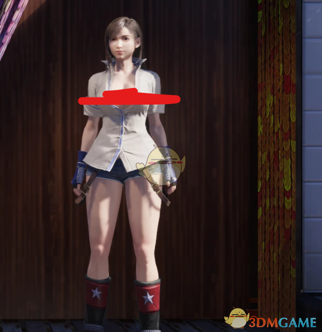 《最终幻想7:重生》蒂法的铁拳风间飞鸟服装MOD