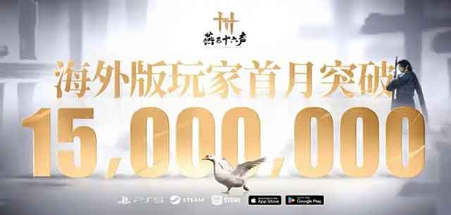 《燕云十六声》海外版首月玩家数量突破1500万