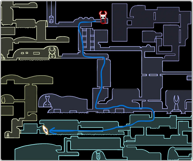 空洞骑士丝之歌皇家水道面具碎片收集