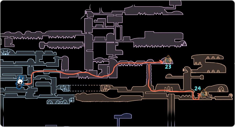 空洞骑士 丝之歌安息之地幼虫收集