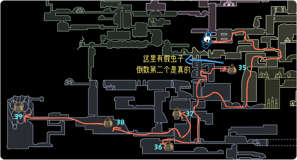 空洞骑士 丝之歌深邃巢穴幼虫收集