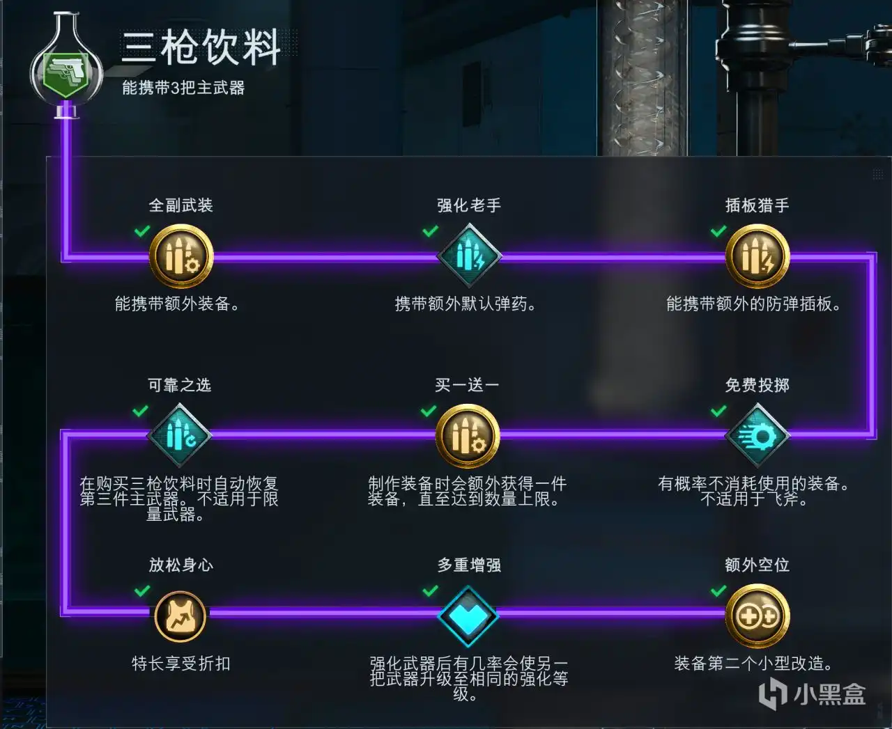 《使命召唤：黑色行动7》三枪饮料改造推荐