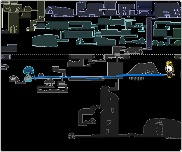 空洞骑士 丝之歌古老盆地蘑菇先生位置