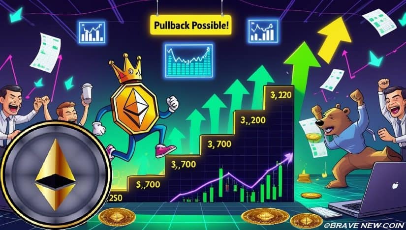 以太坊价格预测：ETH价格重回3200美元，短期势头改善，未来或有周期性目标