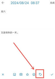 极简日记app如何给日记设置标签