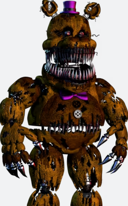 玩具熊的五夜后宫4代 噩梦费斯熊Nightmare Fredbear介绍