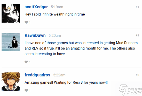 一月PS+阵容爆料引热议 生化8、如龙8太惊喜！