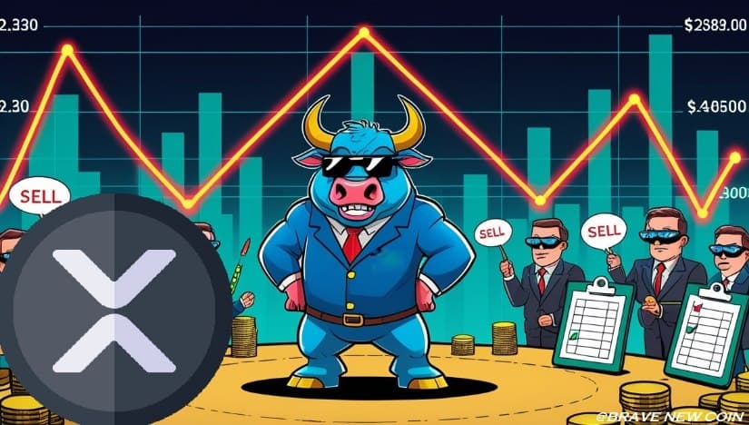 XRP价格预测:XRP在2.30美元下方盘整,下降三角形预示下一波市场走势