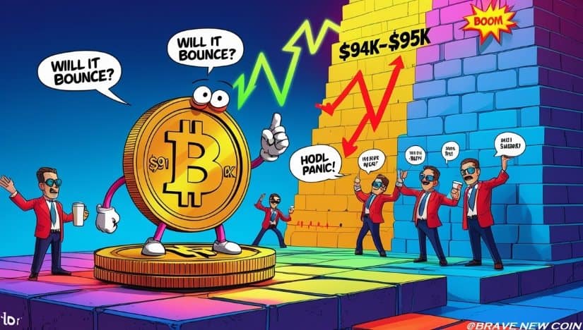 比特币(BTC)价格预测:BTC坚守9.1万美元支撑位,在确定下一步走向前将面临9.4万-9.5万美元阻力区