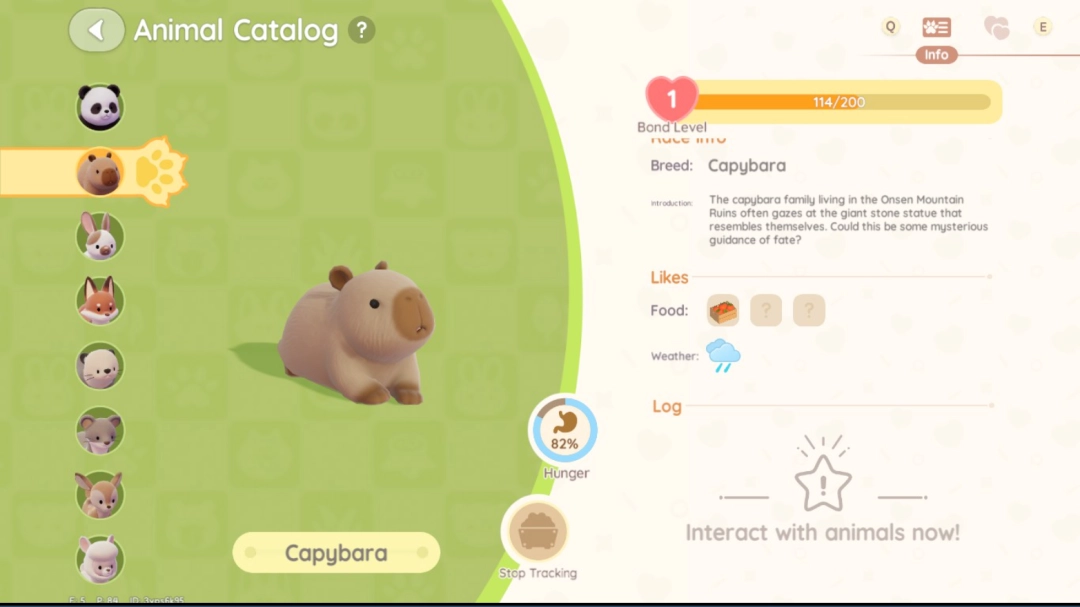 《心动小镇》水豚位置及喜爱食物分享