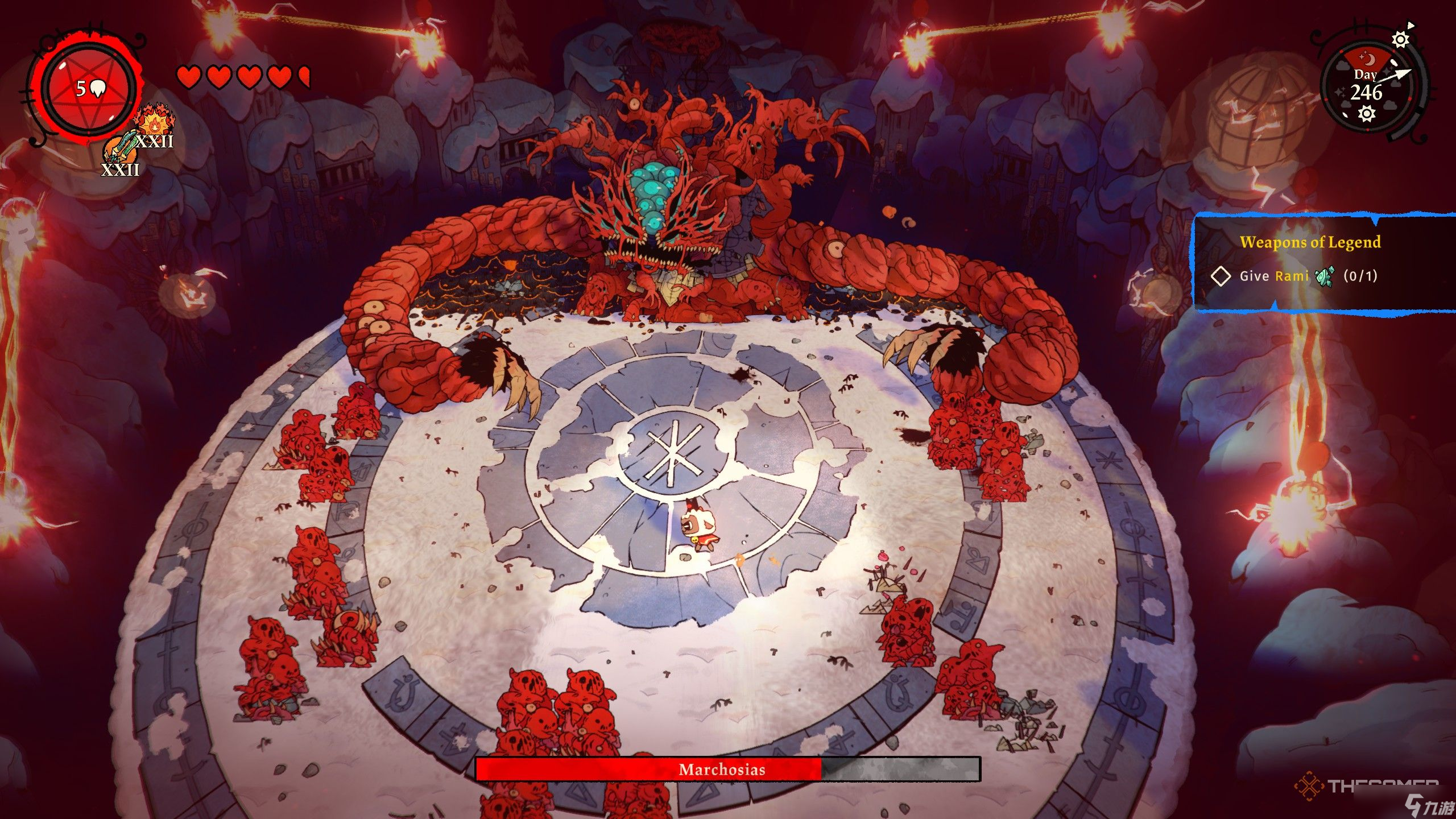 怎么在《羊羔绒 羊村》 Cult of the Lamb: Woolhaven 中击败马尔科西亚斯